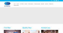 Desktop Screenshot of interfil.no