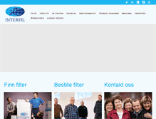 Tablet Screenshot of interfil.no