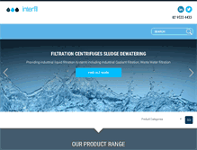 Tablet Screenshot of interfil.com.au