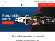 Tablet Screenshot of interfil.com
